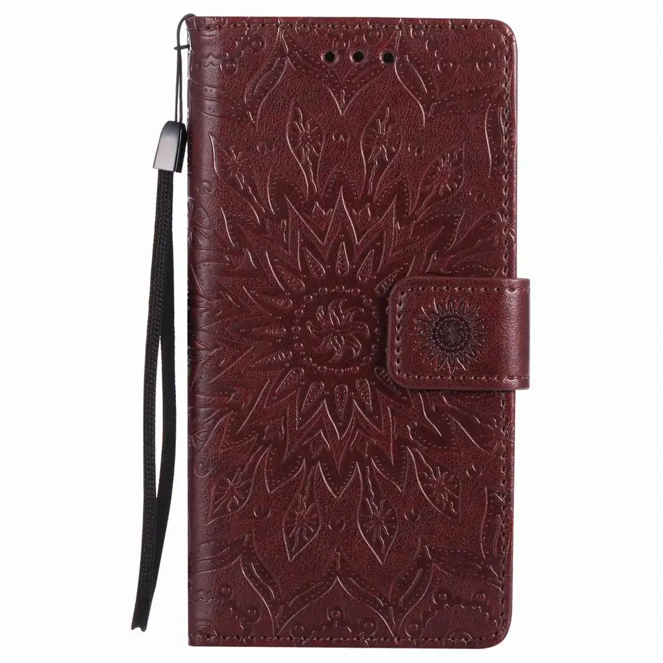 Brown Кожаные чехлы для Huawei Honor 8C 8X9 10 P10 P9 P8 Lite коврики 20 X Pro Y5 Y6 Y9 чехол-футляр в виде книжки чехлы с функцией подставки DP06F - Цвет: Brown