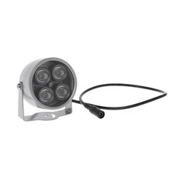 Cctv ccd 4 led array ir visão infravermelha luzes da noite à prova dwaterproof água câmera ip lâmpada
