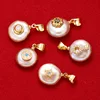 ZHUKOU 13x22mm Star Octagon and Round Pearl Pendant for Women Necklace Earrings Jewelry Accessories making findings model:VD604 ► Photo 1/6