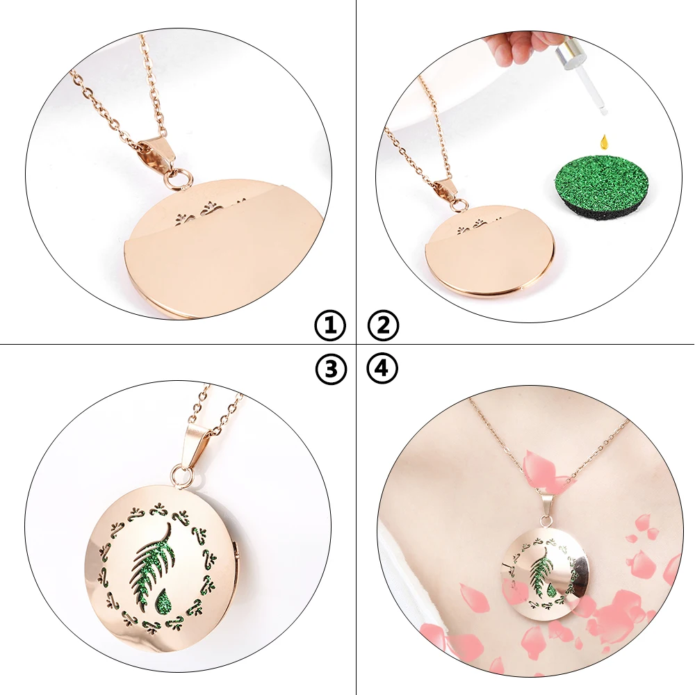 Животное ароматерапия диффузор Neckalce эссенция масло медальон со