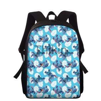 

Waterproof Children School Bags For Girls Pink Lilo & Stitch Printed School Backpacks Kids Schoolbag Kids Mochila Infantil