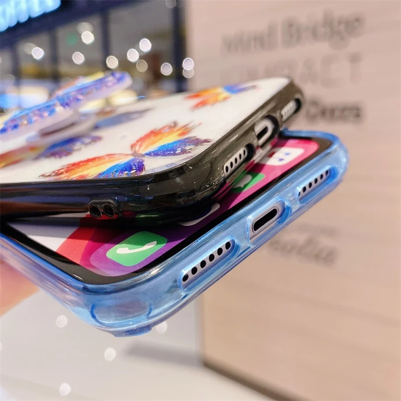 Мягкий силиконовый чехол для IPhone 7 8 Plus X XR Xs Max 12 11 Pro SE2|Бамперы| |
