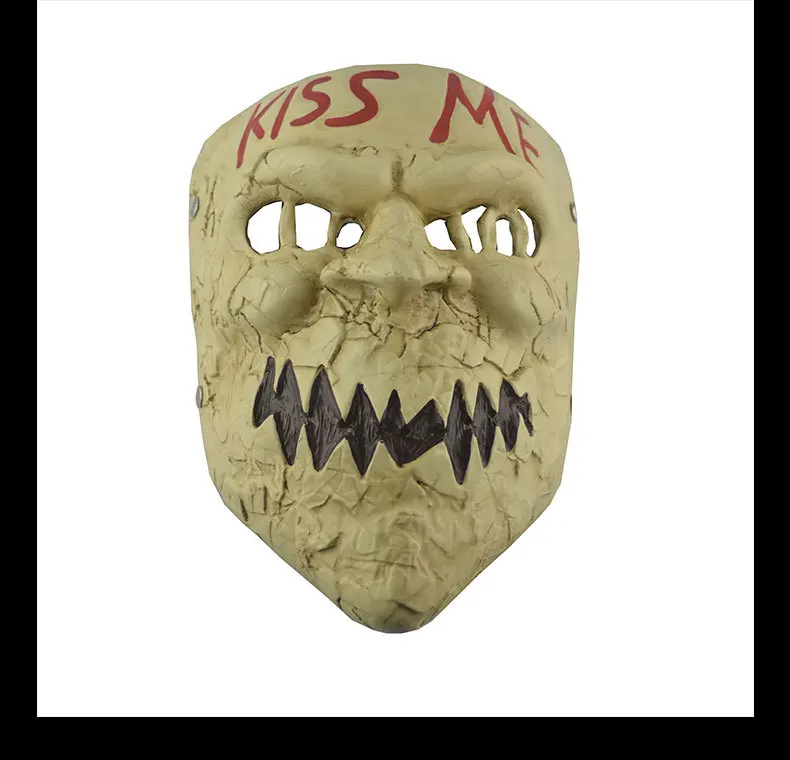 Halloween Boutique Film And Television Human Clear Plan 3 Horror Kiss Me Demon Killer COS Resin Mask