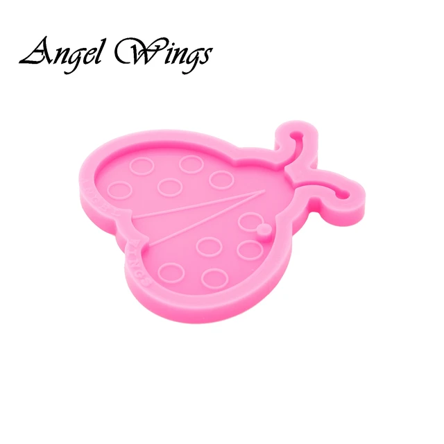 Fényes Gyanta2.2/2.9In Katicabogár Penész, Szilikon Rovar Kulcstartó Formák, Epoxi Penész Barkácsolás Nyaklánc Medál Ékszerek Dy0699 - Image 5