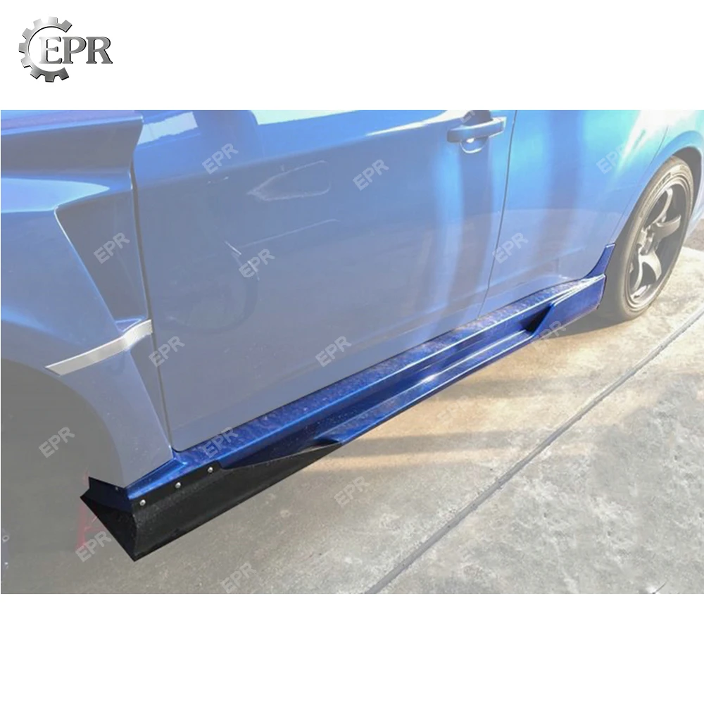 For Subaru Impreza GRB GVB STI VER Varis Ultimate Carbon Fiber/Glass Fiber Side Skirt Trim(with air shroud