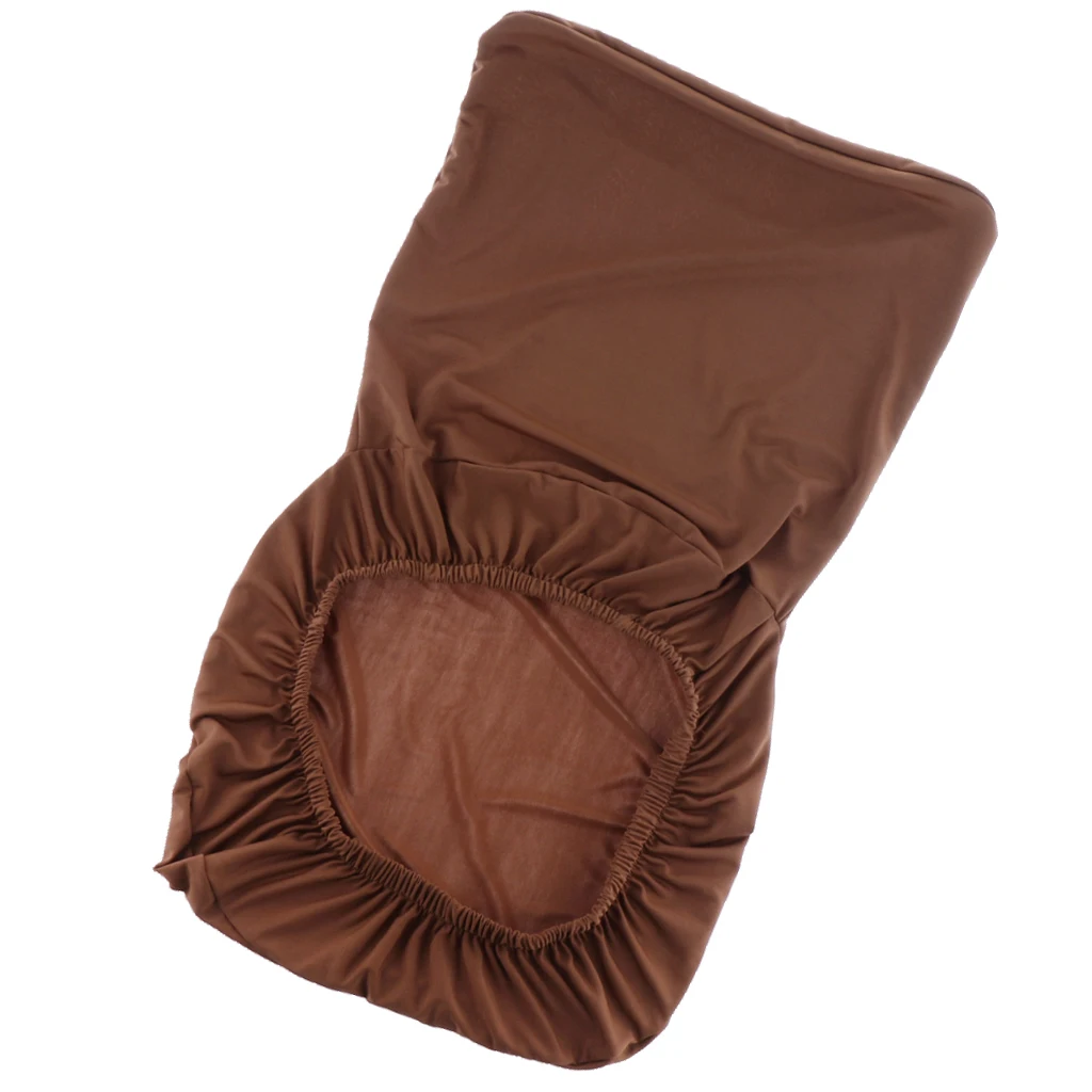 Universal Low Back Chair Stool Seat Cover with Elastic Band for Wedding Kitchen Dining Bar Club Receptions Decoration