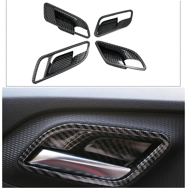 4pcs For Mg 5 Mg5 2020 2021 Car Inner Door Handle Bowl Cover Trim Carbon  Fiber Abs Decoration Frame Sticker Accessories - Interior Mouldings -  AliExpress