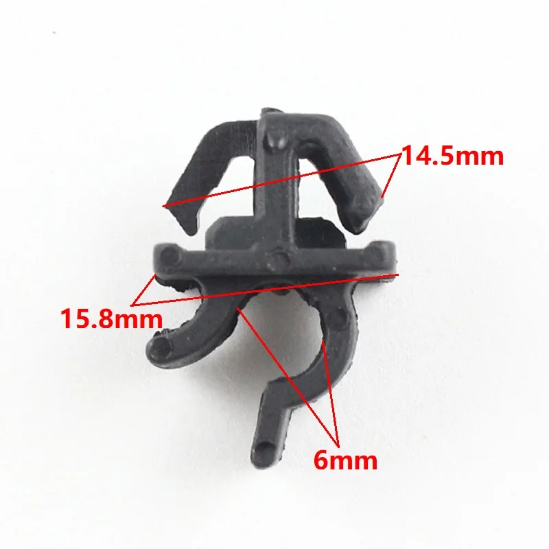 30x Car Plastic Cover Hood Prop Rod Support Wire Clip Black Retainer  Fasteners For Toyota - Auto Fastener & Clip - AliExpress