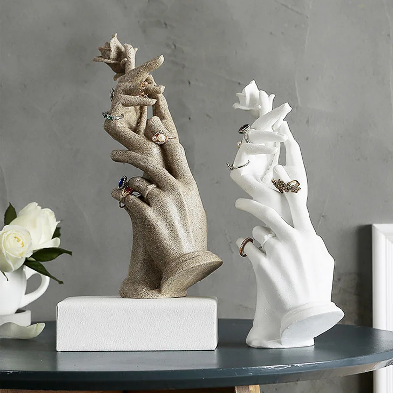 Luxury Resin Jewelry Display Stand for Bracelets, Rings, and Necklaces