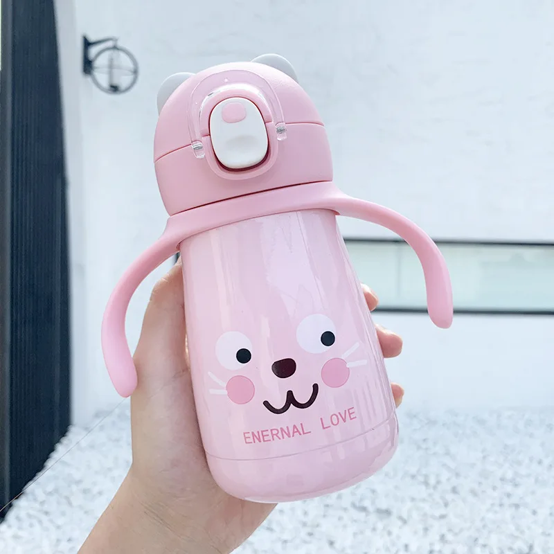Милая детская чашка для кормления 300 мл термос молока из нержавеющей стали детей
