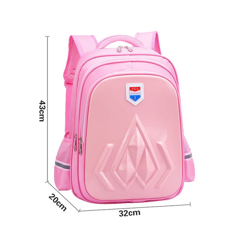 Large pink Новинка; детская школьная сумка для мальчиков и девочек; водонепроницаемый рюкзак для начальной школы; Детский рюкзак для детского сада; школьные сумки; Mochila Infantil - Цвет: Large pink
