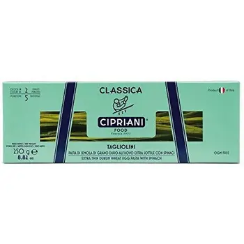 

Cipriani - Tagliolini Bandnudeln mit Spinat - 250g