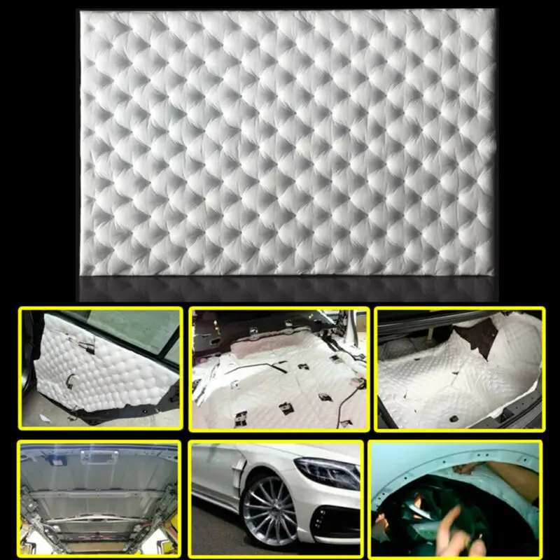 Car Auto Sound Proofing Pad Deadening Insulation Closed Cell Foam Mat 80*50cm Environmental Protection