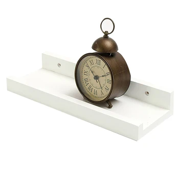 

Wall Shelf Wooden Wall Mounted Shelf Rustic Wall Decorative Shelf Display Storage Rack for Bedroom Living Room FP8