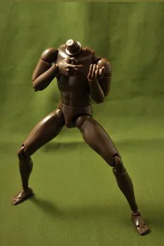 

Wholesale Dropshipping 1/6 Male Narrow Shoulder Nude Body Figure Black Ver. B003 12" Action Figure Doll Toys Soldier Model