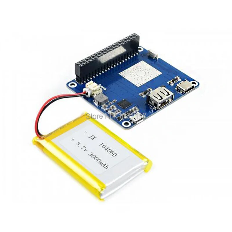 Raspberry Pi литий-полимерный аккумулятор, 5 В выход, быстрая зарядка, для Raspberry Pi Zero 3B 4B