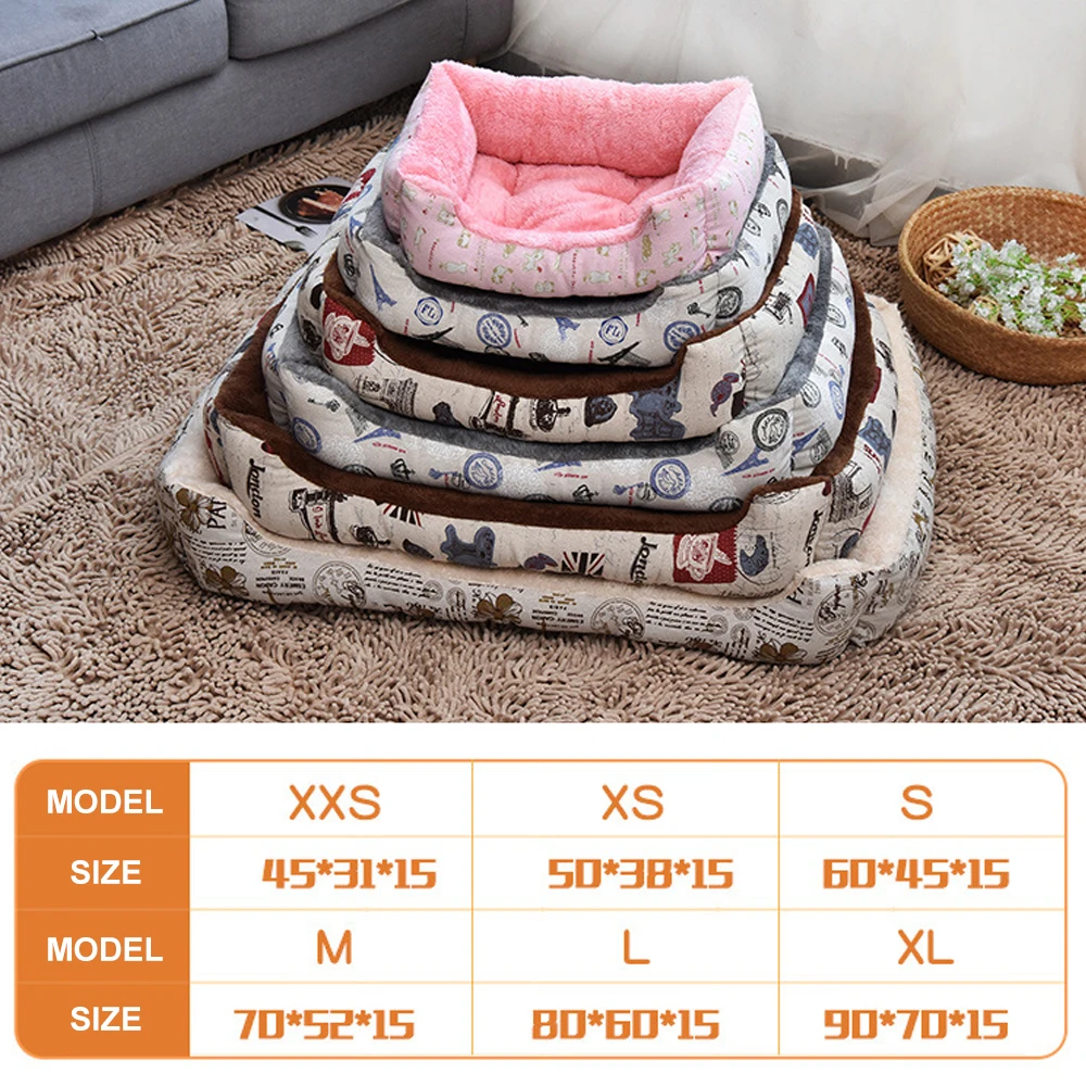 Soft Warm Thick Short Plush Velvet Dog Bed Washable Dog For Large Dog Basket Pet Bed Kennel Dog House Velvet Mat Sofa Soft Warm Thick Short Plush Velvet Dog Bed Washable Dog For Large Dog Basket Pet Bed Kennel Dog House Velvet Mat Sofa
