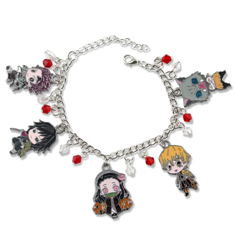 新アニメブレスレット悪魔特効kimetsuなしyaibaブレスレットヴィンテージコスプレジュエリーブレスレット女性ガールギフト Chain Link Bracelets Aliexpress