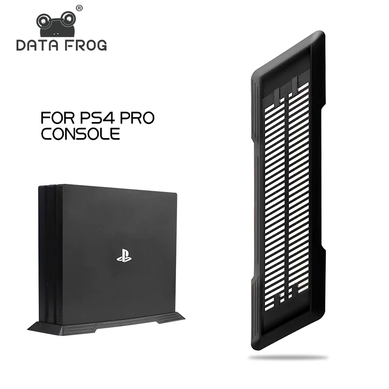 

Data Frog Black Vertical Stand Base Dock Mount For PS4 Console Cooling Holder For Playstation 4 Pro Game Console Accessories
