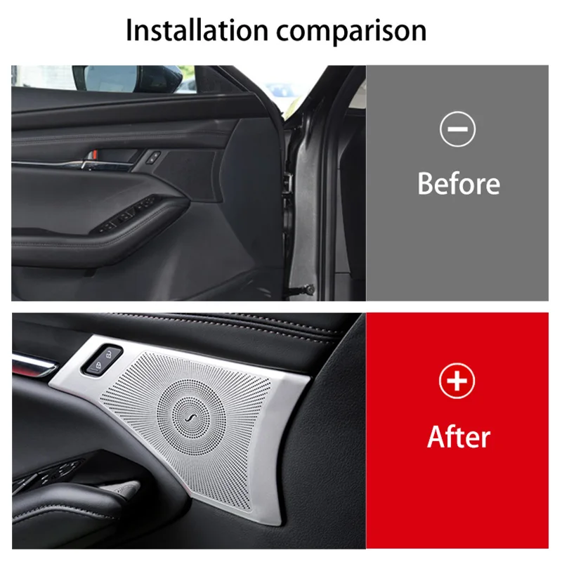 Для Mazda3 Mazda 3 Axela BP двери динамик крышка стерео ВЧ Аудио Звук отделка рамы кольцо наклейки закрытый стиль