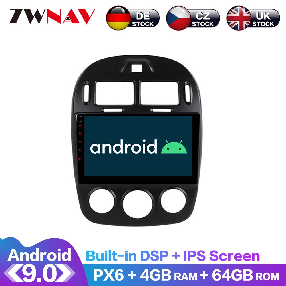 

Android 9.0 4+64G PX6 DSP Carplay Radio Car No DVD Player GPS navigation For kia cerato 2007-2012 Head Unit Multimedia