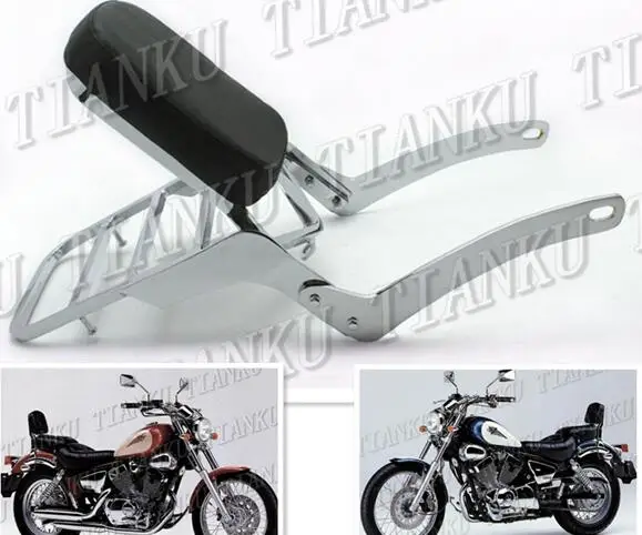 Хромированный багажный стеллаж для мотоциклов Yamaha Virago XV125 XV 250 все годы |