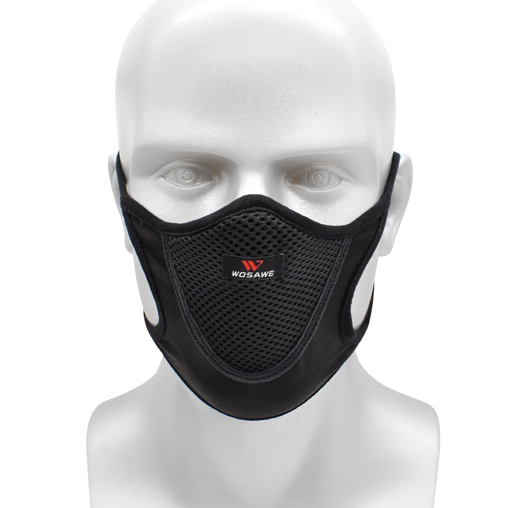 WOSAWE дышащие велосипедные маски для лица городская езда спорт Пылезащитная маска