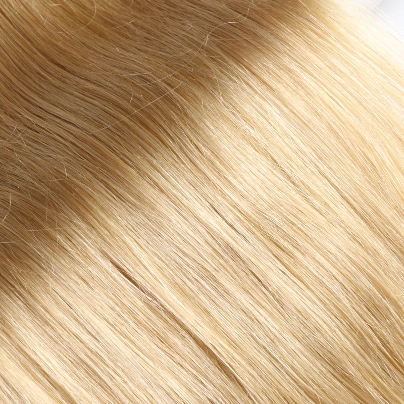 100g Full Head Brazilian Machine Made Remy Hair #60 Blonde 12&rdquo;-24&rdquo;Natural Straight Clip In Human Hair Extensions
