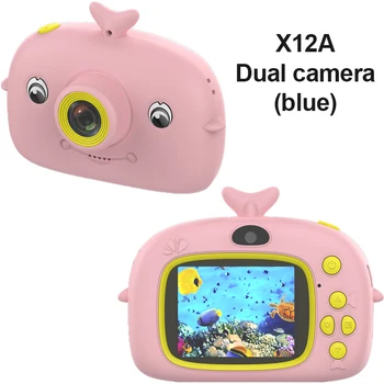

Mini Children 2000W HD Digital Camera Cute Cartoon 2 Inches IPS Screen Mini Camera Toy Gift For Kids