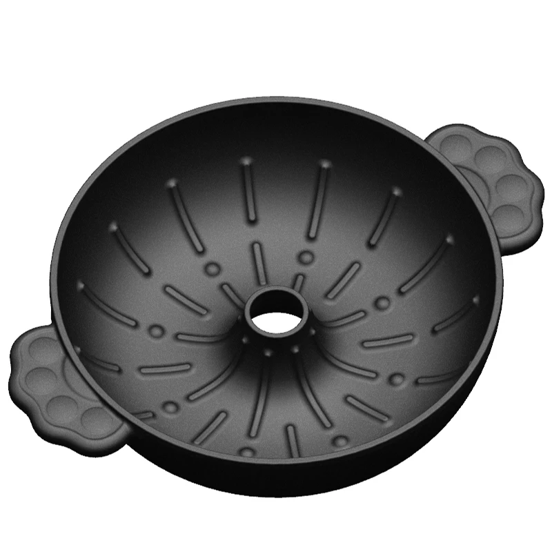 Cast iron deep sweet potato pot household roast potato DIY roasted corn multi roaster baking grill pan