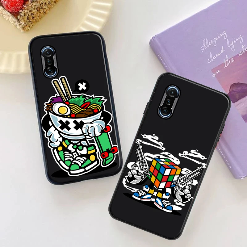 Чехол для телефона Xiaomi POCO X3 Pro F3 GT M3 NFC модный трендовый чехол в стиле хип-хоп с