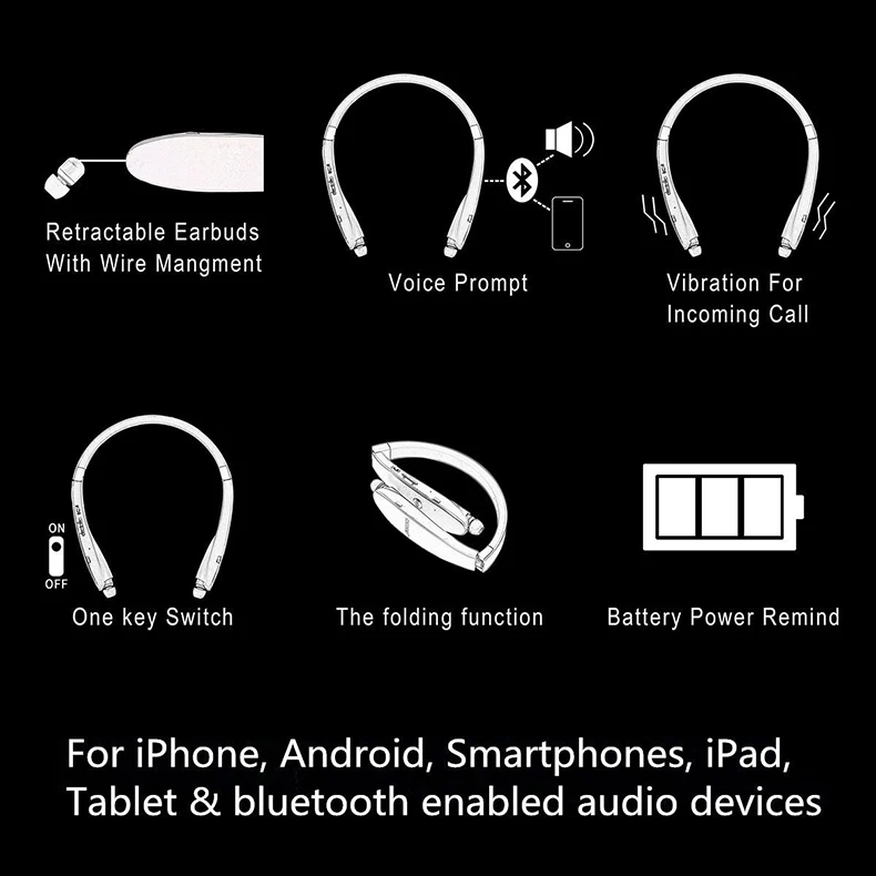 fone de ouvido bluetooth com microfone