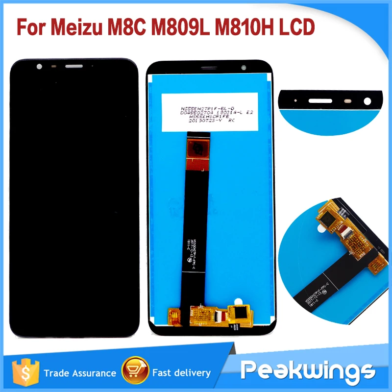

100% Tested LCD Screen For Meizu M8C M809L M810H LCD Display With Touch Screen Assembly
