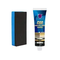 Pâte à Rayures Pour Voiture - 120g Avec éponge Et Chiffons Nano, élimine Rayures Légères, Restaure L’éclat, Toutes Couleurs