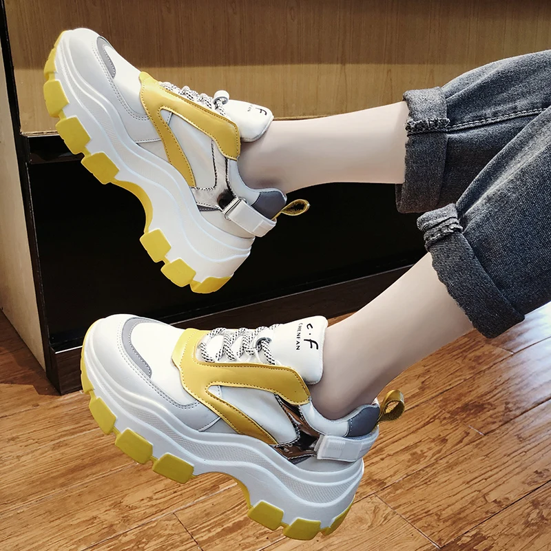 

shoes Womens Sneakers Women's Shoes With Platform Tennis Female Casual Woman Woman's Thick Fashion Trainers Summer Heels Rubber