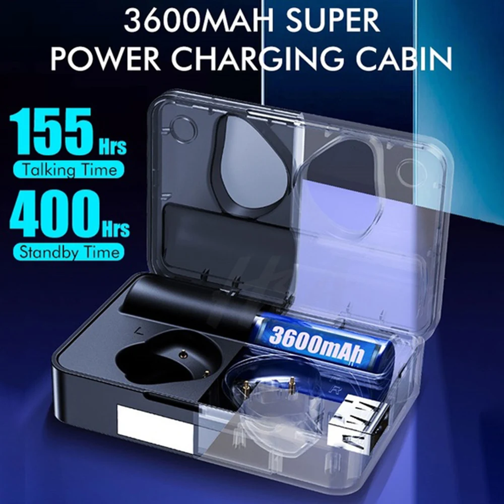 XSplus TWS Bluetooth V5 0 Wireless Earphones LED Display 9D Hifi Wireless Earphone Earbuds 3600mAh Charging Box
