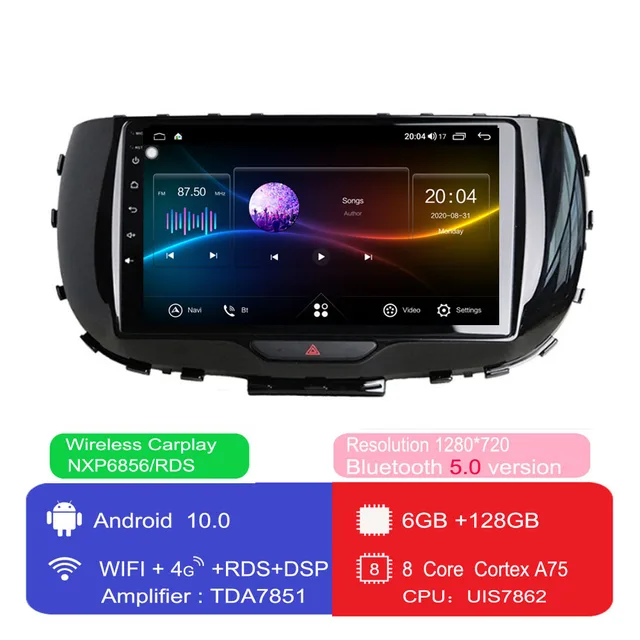 4g Lte Android 10 1 For Kia Soul 2019 2020 2021 Multimedia Stereo Car Dvd Player Navigation Gps Radio Car Multimedia Player Aliexpress