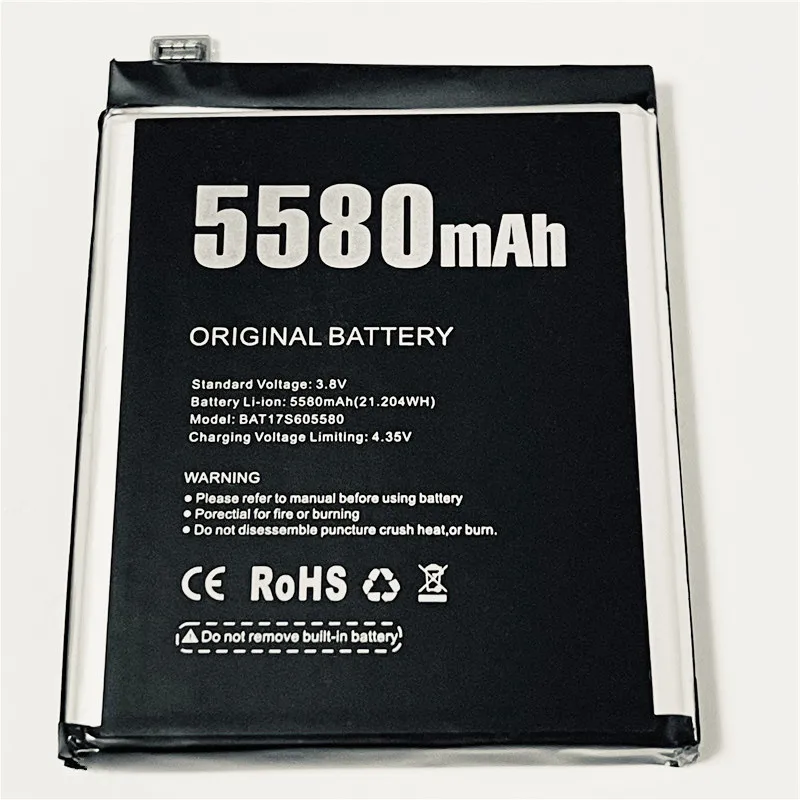 Аккумулятор 3 8 в 5580 мАч BAT17S605580 Для DOOGEE S60 Lite|Аккумуляторы для мобильных телефонов|