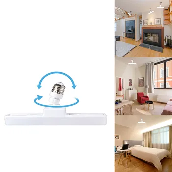 

LED E27 LED Bulb T Tube Shape Light Energy Saving Angle Adjustable Lamp 85-265V 12W Lighting Bulbs Indoor Lights Home Parking A