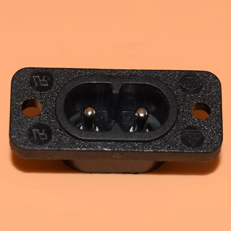Новый хит продаж AC250V 2.5A 5 шт. 2Pin IEC 320 C8 винт крепление гнездо входа гнездо| |