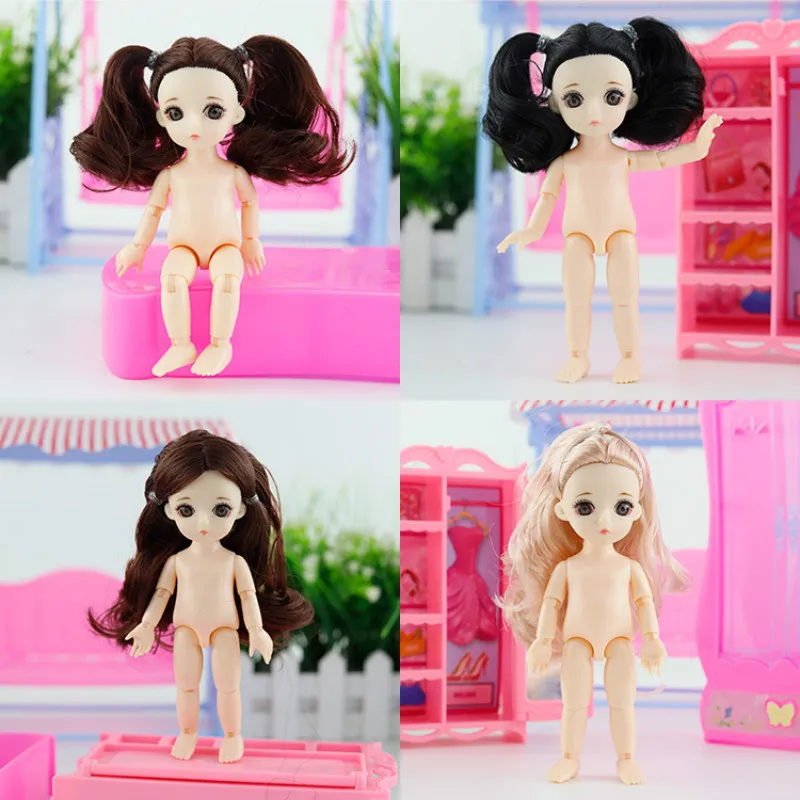 1/8 16 см оригинальная Bjd кукла игрушка 13 подвижная шарнирная Bjd Кукла Макияж одевается обнаженное тело нормальная кожа кукла игрушка для девочек подарок
