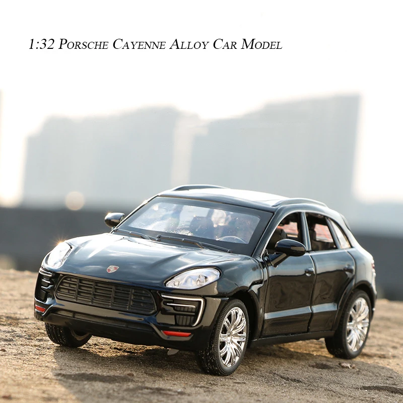 1:32 Cayenne Suv Diecasts& Toy Vehicles металлическая модель автомобиля звуковой светильник коллекция автомобилей игрушки для детей Рождественский подарок