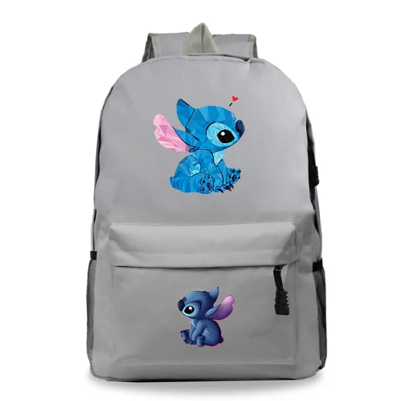 22 Sac Dos plecak Mochila Stitch школьный Аниме маленький рюкзак мужские школьные сумки для девочек-подростков мультфильм унисекс индивидуальный логотип - Цвет: 22