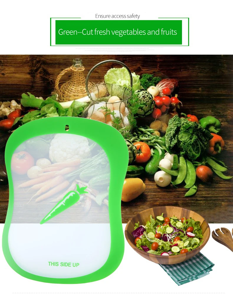 Пластиковая разделочная доска нескользящая матовая кухонная разделочная доска инструменты для овощей и мяса кухонные принадлежности разделочная доска