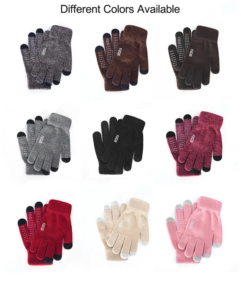 Touch Screen Gym Fitness Full Finger Gloves