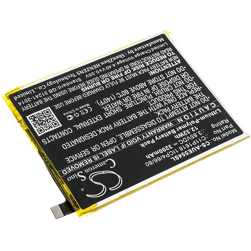 Cameron sino 3200 мАч батарея для ноутбука ASUS ZE554KL ZenFone 4 C11P1618 1ICP4/66/80