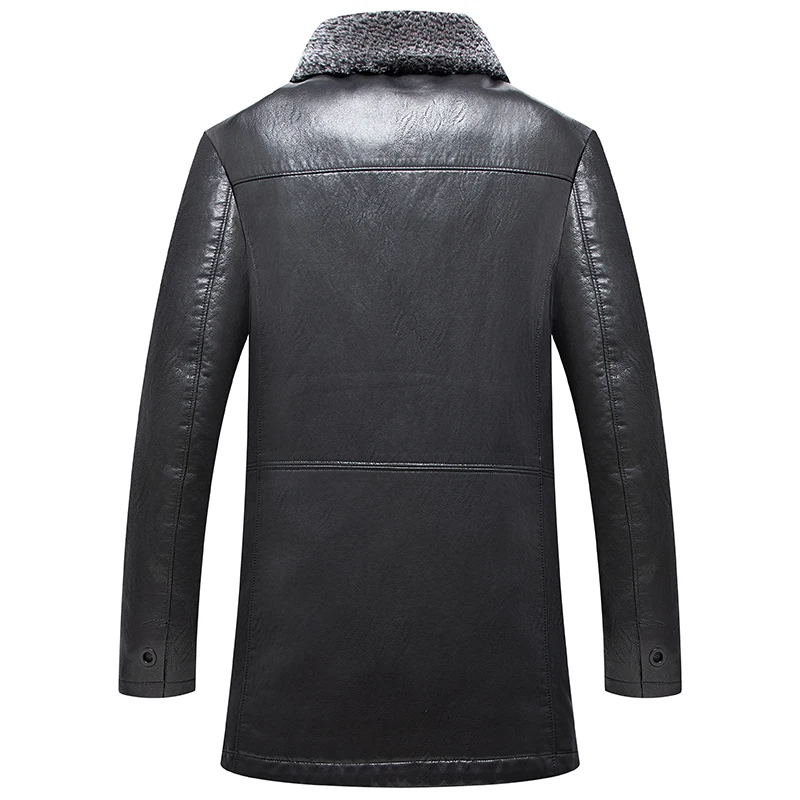 Плюс 10XL 8XL 6XL горячая Распродажа брендовая Зимняя Толстая кожаная мужская повседневная Флокированная кожаная куртка мужская одежда кожаная куртка мужская