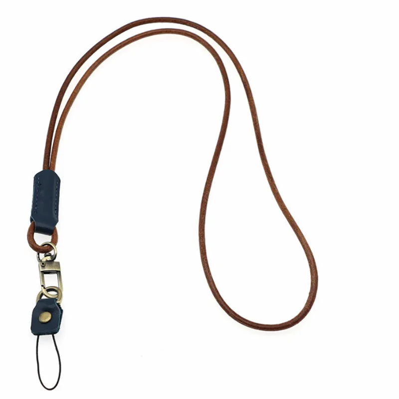 Роскошный кожаный шнурок для мобильного телефона ремни для iPhone samsung Камера GoPro USB флэш-накопители КЛЮЧИ ID карта keycord
