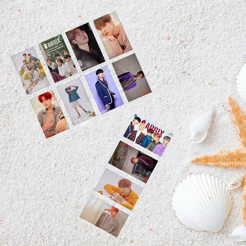 Новейшая модель; KPOP AB6IX альбом самодельные Бумага ЛОМО карта фото плакат HD Фотокарта 30 шт./компл. вентиляторы коллекция