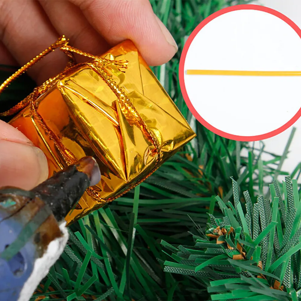 Венки для передней двери красивые DIY Веселый Рождественский венок 40 см гирлянда оконные двери украшения Рождественский венок K916